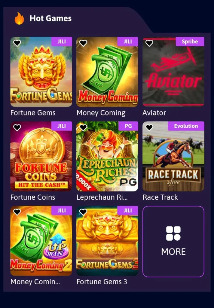 hot games on pkrslots